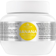 Kallos Cosmetics Banana Muz Ekstraktı ve Dolaşık Açıcı Saç Bakım Maskesi 275ML Hayvanlar Üzerinde Denenmemiş