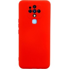 Nemere Mey Ithalat®  Tecno Camon 16 Kılıf Nano Içi Kadife Silikon - Kırmızı