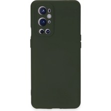 Nemere Mey Ithalat®  One Plus 9 Pro Kılıf Nano Içi Kadife Silikon - Koyu Yeşil