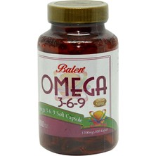 Balen Omega 3-6-9 Yağ Asitlerini İçeren Yumuşak Kapsül