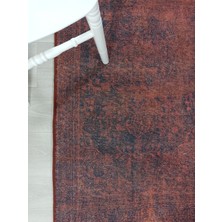 Pera Halı Bordo ve Koyu Lacivert Gölgeli Vintage Yolluk - TK331OU