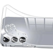 Nemere Mey Ithalat®  Samsung Galaxy A57 5g Lüx Şeffaf Silikon - Şeffaf