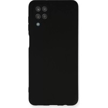 Nemere Mey Ithalat®  Samsung Galaxy A12 Kılıf Nano Içi Kadife Silikon - Siyah