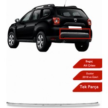 A&G Tuning Dacia Duster 2018-2024 Arası Krom Bagaj Alt Çıta