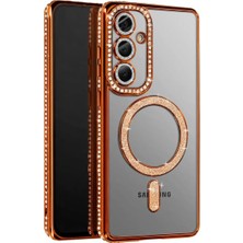 Nemere Mey Ithalat®  Samsung Galaxy A57 5g Joke Simli Magneticsafe Kılıf - Turuncu