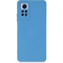 Nemere Mey Ithalat®   Redmi Note 12 Pro 4g Kılıf Nano Içi Kadife Silikon - Mavi