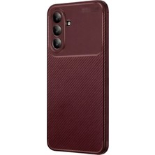 Nemere Mey Ithalat®  Samsung Galaxy A26 Kılıf Auto Focus Karbon Kapak - Bordo