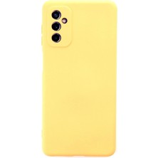 Nemere Mey Ithalat®  Samsung Galaxy M52 5g Kılıf Nano Içi Kadife Silikon - Sarı