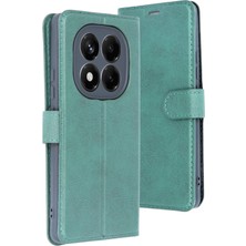 Nemere Mey Ithalat®   Redmi Note 14 4g Kılıf Trend S Plus Kapaklı Kılıf - Yeşil