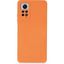 Nemere Mey Ithalat®   Redmi Note 12 Pro 4g Kılıf Nano Içi Kadife Silikon - Turuncu
