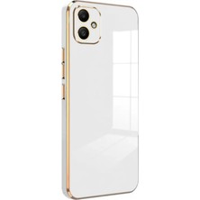 Nemere Mey Ithalat®  Samsung Galaxy A05 Kılıf Volet Silikon - Beyaz