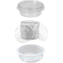 ŞEYLİŞEYLER Şeylişeyler - 260 cc Sızdırmaz Kapaklı Yuvarlak Tatlı ve Meze Kasesi - 10 Adet