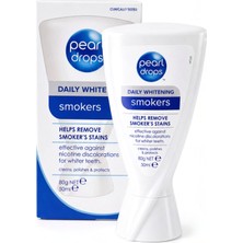 Pearl Drops Smokers - Sigara İçenler İçin Leke Çıkarıcı Jel Diş Macunu, Nikotin Leke Plaklarına Karşı, 50 ml