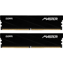 Kingsman Kings Kıngsman Master Gamıng Black 32GB Ddr5 6000MHZ Ddr5 Ram CL38 Soğutuculu