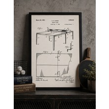 Pegziz Tıbbi Kapsül Patent Çzimi Tablosu Tıbbi Duvar Dekor Tablo