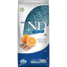 N&d Ocean Tahılsız Ringa Balıklı ve Portakallı Yetişkin Kedi Maması 10 kg