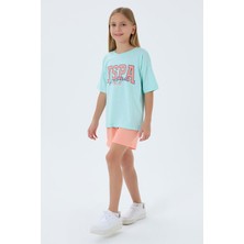 U.s. Polo Assn. 2521 Kız Çocuk Şort Pijama Takım