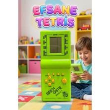 Farbu Oyuncak Pilli Sesli 9 Butonlu 9999 In 1 Renkli Nostaljik Tetris Eğitici ve Eğlenceli Oyuncak El Konsolu