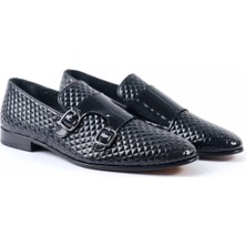 Tuna Hakiki Deri Siyah Loafer Erkek Ayakkabı - K307