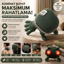 BGG Tech Taşınabilir Şarjlı Masaj Aleti Isıtmalı Derin Doku Masaj Cihazı Gerçek El Hisli
