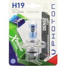 Photon Ampul H19 12V 60/55W Xtreme Vision +%150 Fazla Işık (Tekli Blister) Pht PH5519 Xv B1
