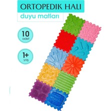 Ortohalı 10 Modüllü Ortopedik Halı Çocuk Duyu Matları Puzzle Çocuk Masaj Halıları OH10