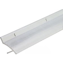Md Building Products M-D 06247 M-D Damlama Kapağı, 91,44 cm U x 9/16 Inç G x 1-1/2 Inç Y, Alüminyum, Quot