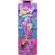 Barbie Party Unboxed Glam Party Serisi Sürpriz Kutulu Bebek 10 Sürprizli Mattel Oyuncak
