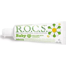 Baby 0-3 Yaş Papatya Özlü Florürsüz Bebek Diş Macunu (1 x 45 G)