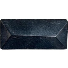 Çap 25MM x 50MM Siyah Düğme Kulp/doğal Taş