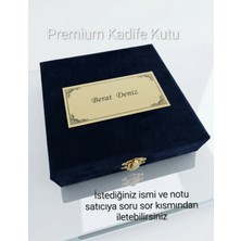 Tesbih Dünyası Kadife Hediye Kutusu, Isim Yazılı Hediye Kutusu, Not Yazılı Takı Kutusu, Tesbih Kutusu, Elit Hediye Kutusu
