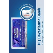Crest 3D White Professional Effects Diş Beyazlatma Bantları - 12 Bant - 6 Paket