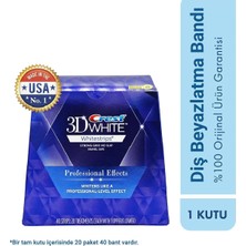 Crest 3D White Professional Luxe Diş Bantları (1 Kutu - 40 Bant)