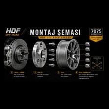 HDF Renault ( Dokker-Kango-Logan )  4X100 2 cm - 2 Adet Spacer + Bijon Seti