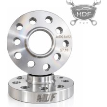 HDF Volkswagen ( Tiguan-Troc-Scirocco-New Bettle ) 5X112 2 cm - 2 Adet Spacer + Bijon Seti