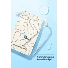 Probident Dil Temizleme Aparatı/dil Sıyırıcı Kese + Stand Hediyeli Full 304 Surgical Stainless Steel