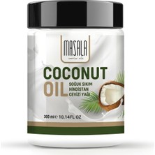 Masala Hindistan Cevizi Yağı 300 ml - Soğuk Pres (Coconut Oil - Cold Pressed)