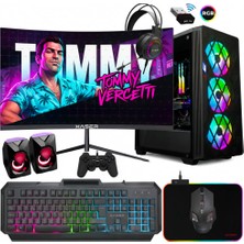 Xaser XSR1248 I5 6400 16GB Ram 512GB SSD RTX3050  23.8" Curved Oyuncu Tavsiye Sistem