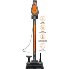 Fantom Pluto P 6000 Cyclone Dikey Elektrikli Süpürge Antrasit