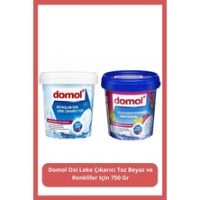 Domol Oxi Leke Çıkarıcı Toz 2 x 750 gr Beyaz ve Renkliler İçin Alman Üretim Derinlemesine Temizlik