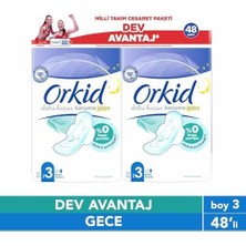 Orkid Ekstra Hassas Cesaret Paketi Gece 48'li Yeni