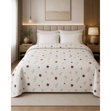 Pınarhome collection 100% Pamuk Digital Baskı Waffle Petek Pike Yatak Örtüsü Çift Kişilik 220 x 240 (Paket Içeriği Sadece Pike Yatak Örtüsüdür.)