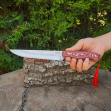 Köse Mehmet Kesme Bıçağı – N690 Çelik – Verzalit Saplı Profesyonel Seri- 29 cm