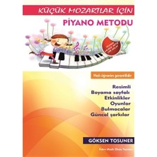 Katre Müzik Okulu Yayınları Göksen Tosuner'in Küçük Mozartlar İçin Piyano Metodu 60 Sayfa Eğlenceli Etkinliklerle Dolu