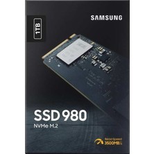 Samsung 980 M.2 2280 Nvme SSD 1tb Kapasite 3500MB/S Okuma Hızı 3000MB/S Yazma Hızı (Kutusuz)