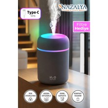 Nazalya H2O 300 ml Ulrasonik Hava Nemlendirici ve Aroma Difüzörü