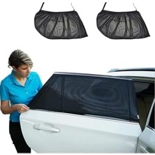 Araba Yan Cam Güneşlik 2 Adet Oto Arka Koltuk Perde Otomobil Araç Perdesi Güneşliği TYBJD09CL3XVD7AA35