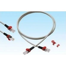 Hcs T06-00420-306 Utp Cat6 Lsoh Patch Cord Gray Red Boot 3mt