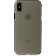 Uslucan Alışveriş Apple iPhone Xs Max Kılıf Pp Ultra Ince Kapak - Gri