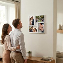 Digitronix Modern Çoklu Duvar Fotoğraf Çerçevesi 4lü 10X15